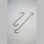 Kalalou - CQ7326 - Set Of Twelve Long Wire S Hooks Long - Gray