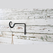 Kalalou - CYB1116 - Hand Forged Plant Hook - Natural