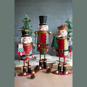 Kalalou - CZG1393 - Set Of Three Painted Nutcrackers - Multi