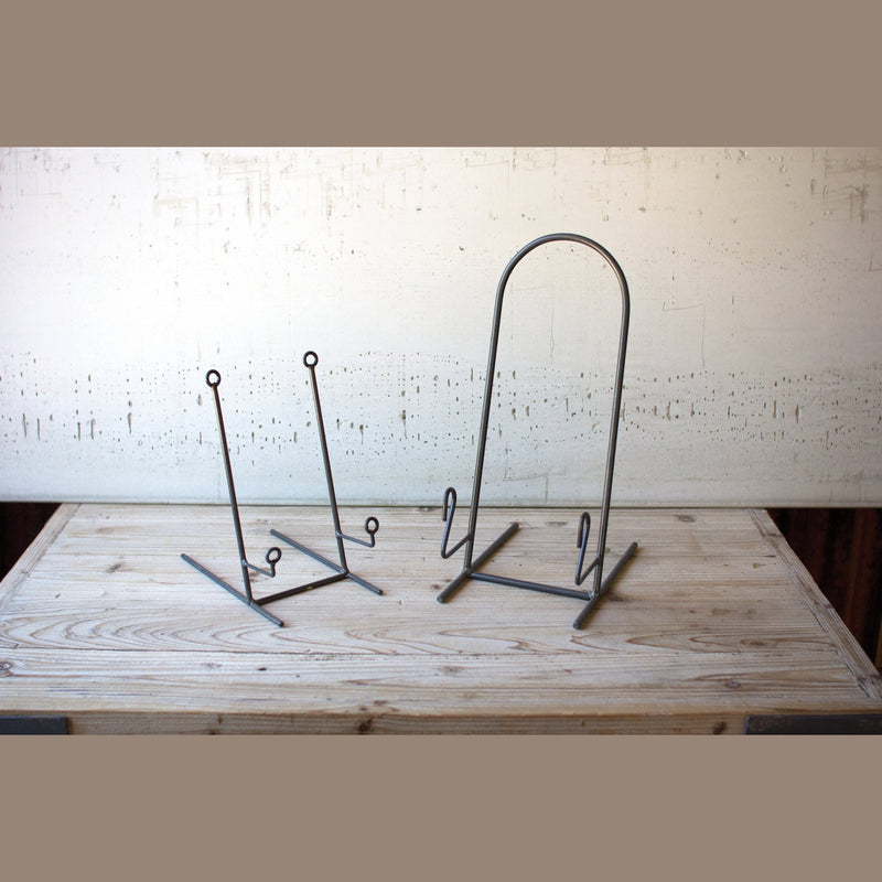 Kalalou - H0670 - Heavy Plate Stand - Gray