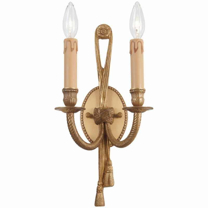 Metropolitan - N9681B - Two Light Wall Sconce - Metropolitan Family - French Gold