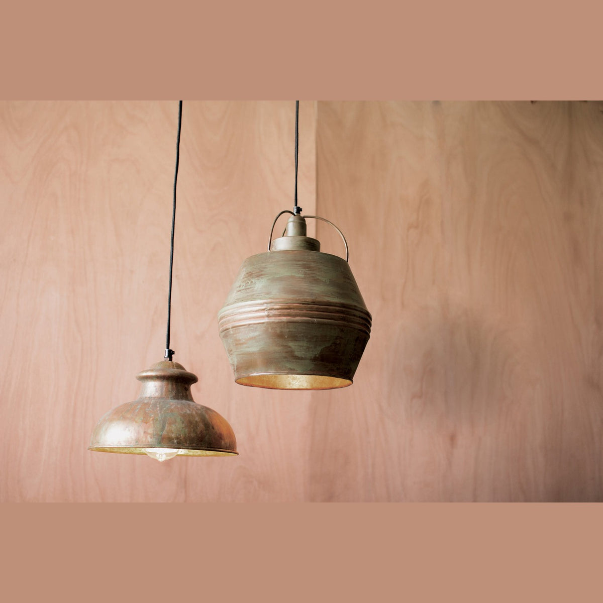Kalalou - NDP1208 - Pendant - Brown
