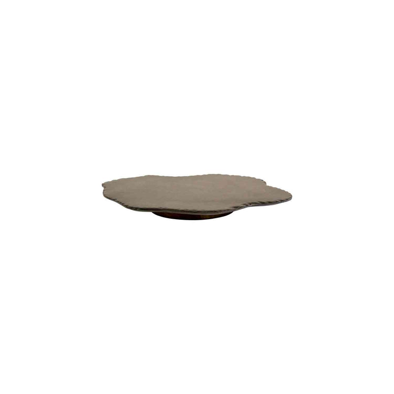 Kalalou - NWS1010 - Lime With Edge Lazy Susan - Black