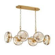 Eurofase - 38130-014 - Six Light Chandelier - Nottingham - Brass