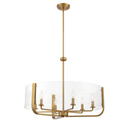 Eurofase - 38155-017 - Six Light Chandelier - Campisi - Gold