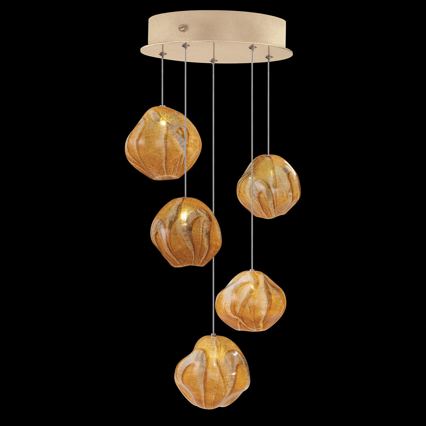 Fine Art Handcrafted Lighting - 866340-22LD - LED Pendant - Vesta - Gold