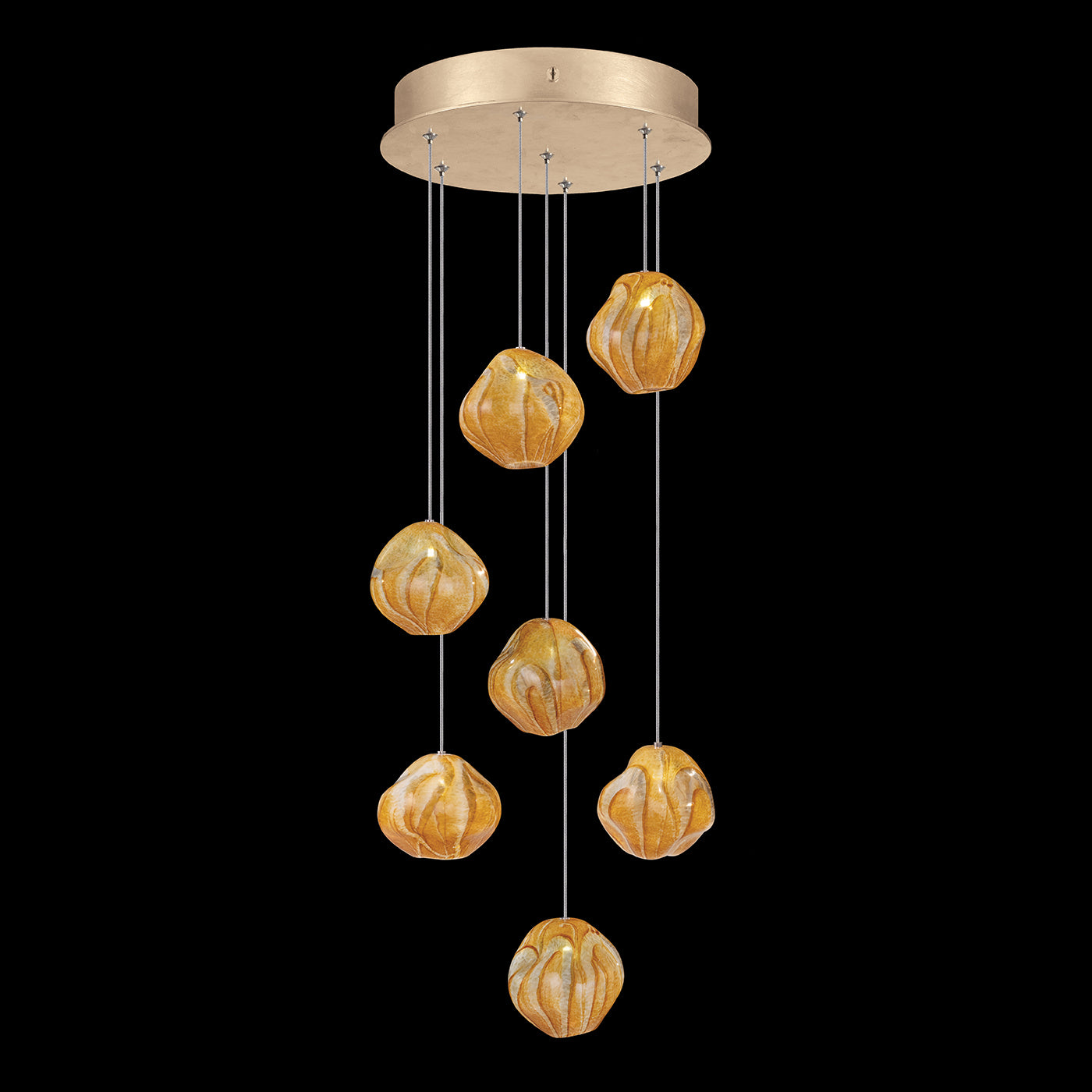 Fine Art Handcrafted Lighting - 866440-22LD - LED Pendant - Vesta - Gold