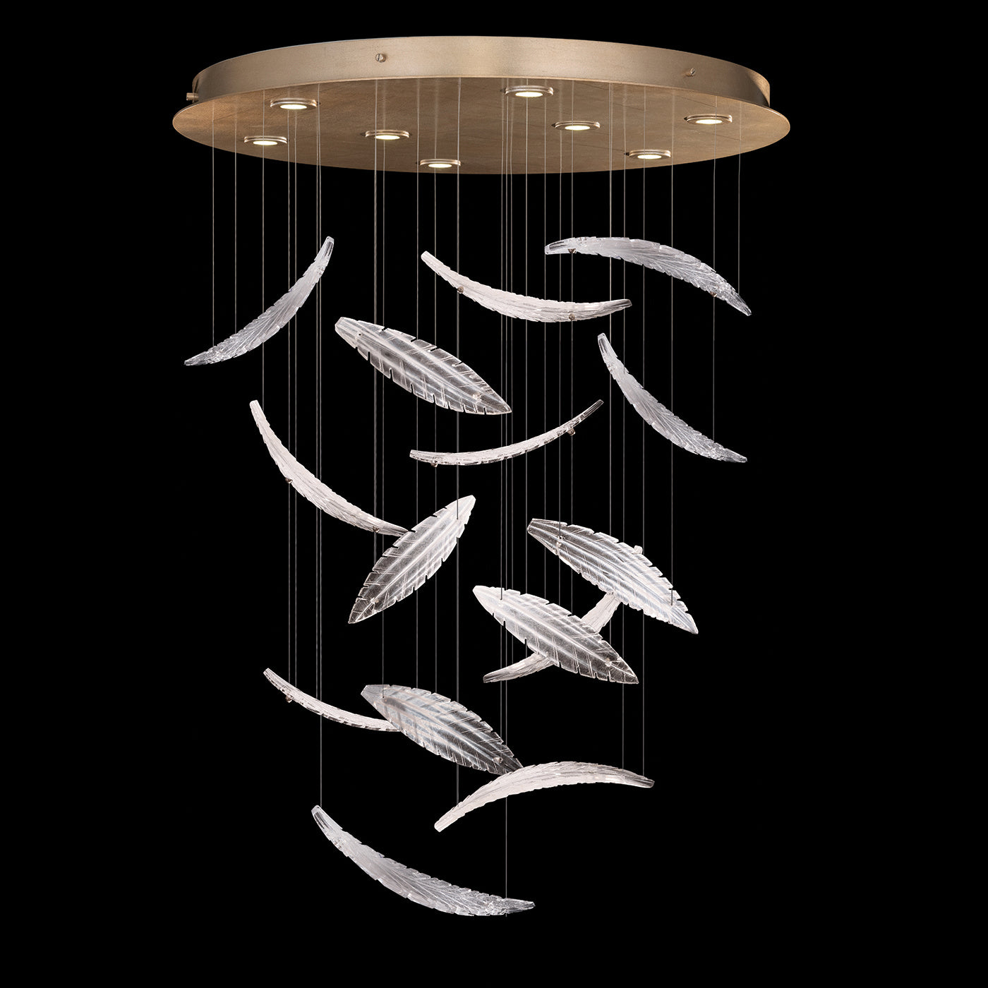 Fine Art Handcrafted Lighting - 895840-222ST - LED Pendant - Elevate - Gold