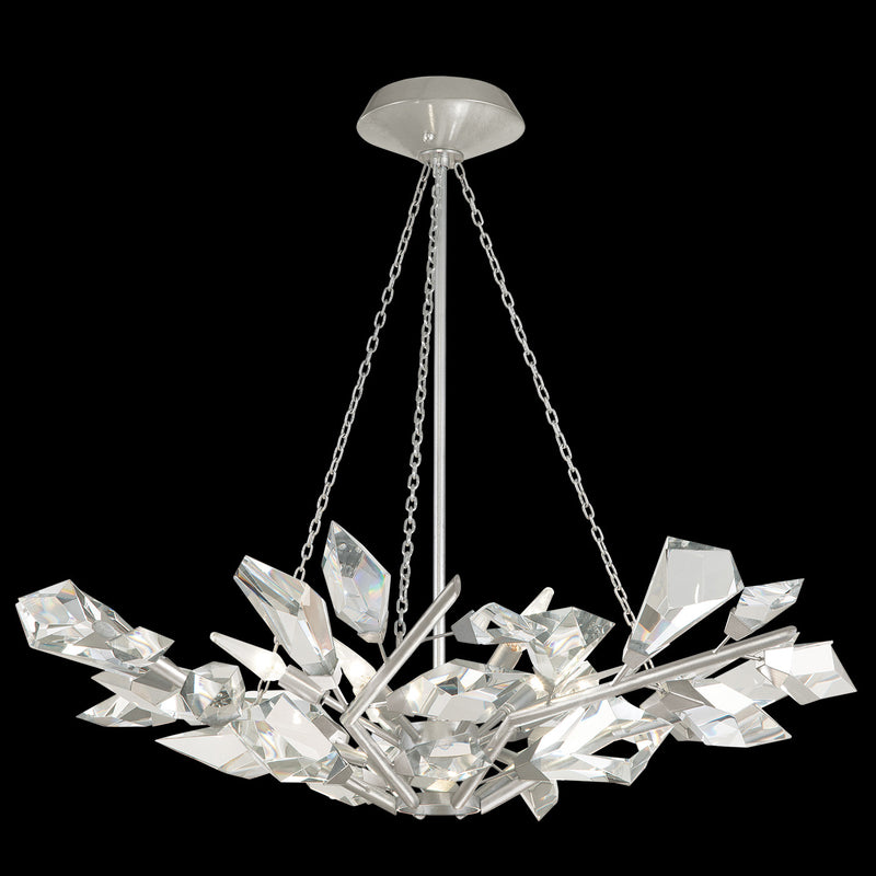 Fine Art Handcrafted Lighting - 907840-1ST - Six Light Pendant - Foret - Silver
