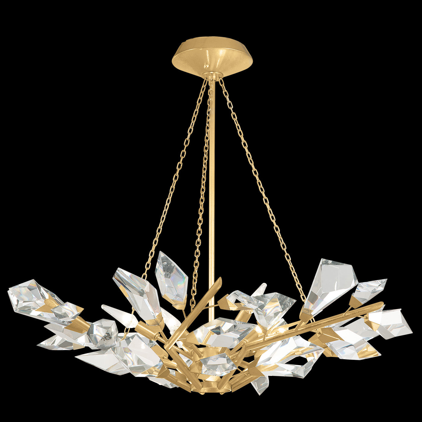 Fine Art - 907840-2ST - Six Light Pendant - Foret - Gold