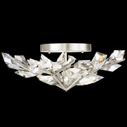 Fine Art Handcrafted Lighting - 908740-1ST - Four Light Semi-Flush Mount - Foret - Silver