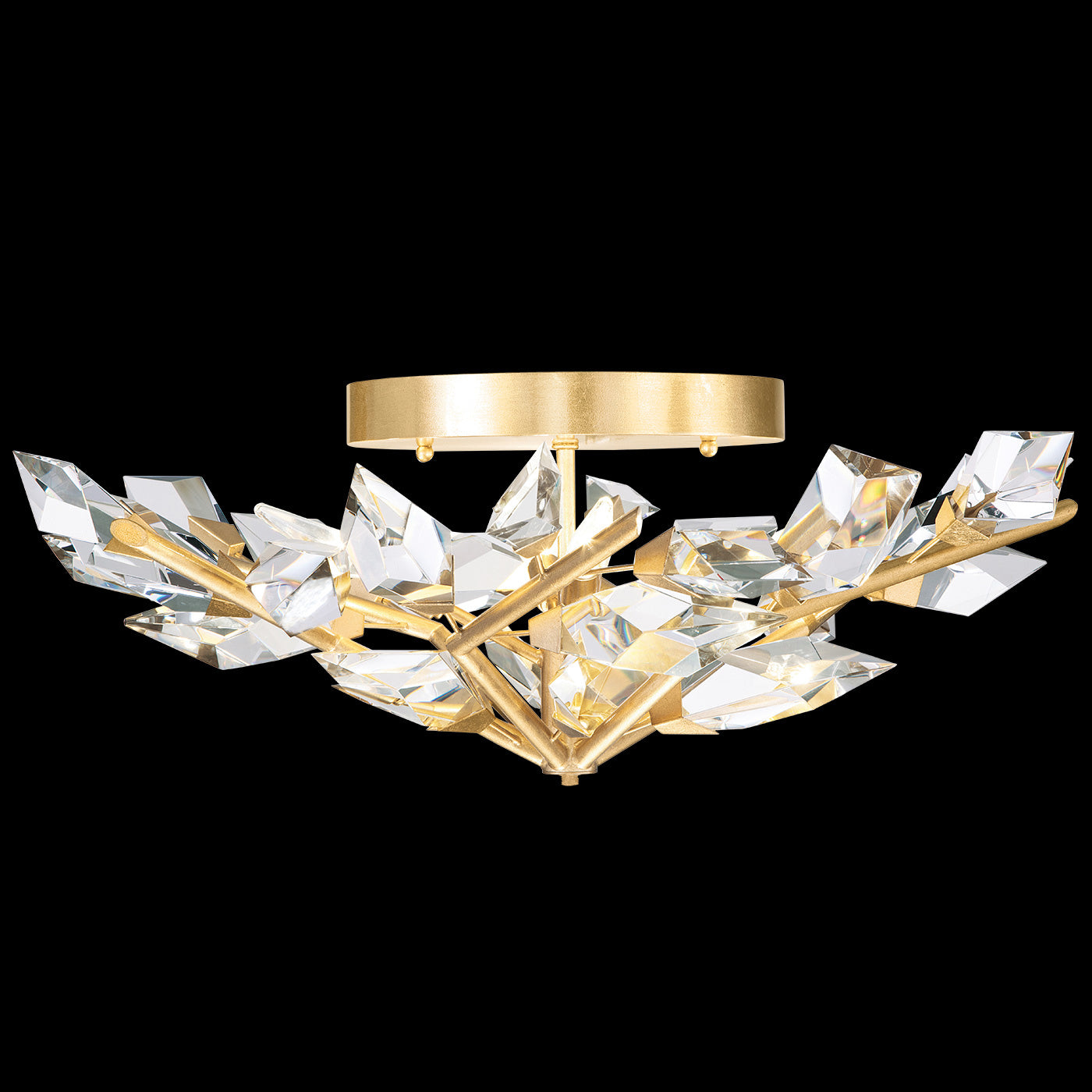 Fine Art - 908740-2ST - Four Light Semi-Flush Mount - Foret - Gold