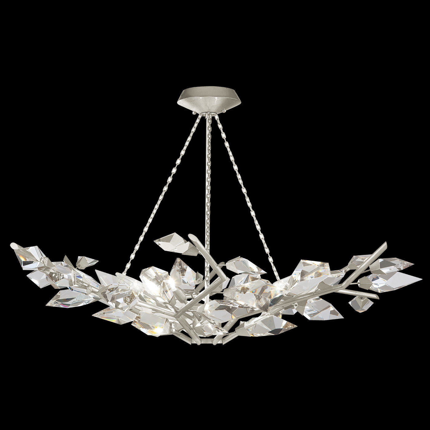 Fine Art - 909040-1ST - Six Light Pendant - Foret - Silver