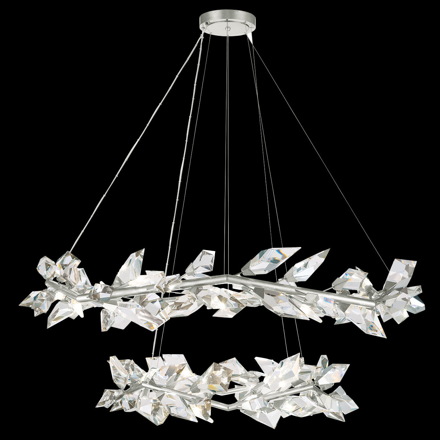 Fine Art Handcrafted Lighting - 909140-1ST - 20 Light Pendant - Foret - Silver