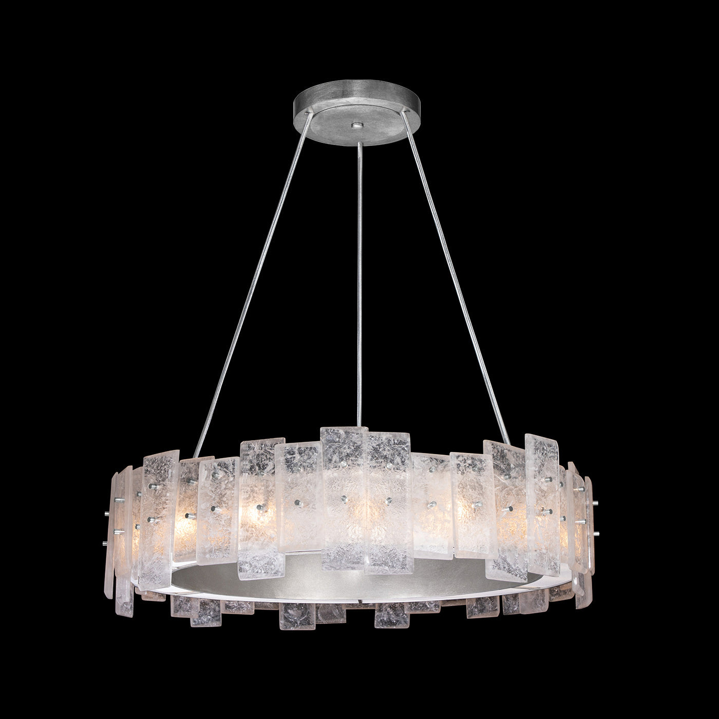 Fine Art Handcrafted Lighting - 910340-1ST - 15 Light Pendant - Lunea - Silver