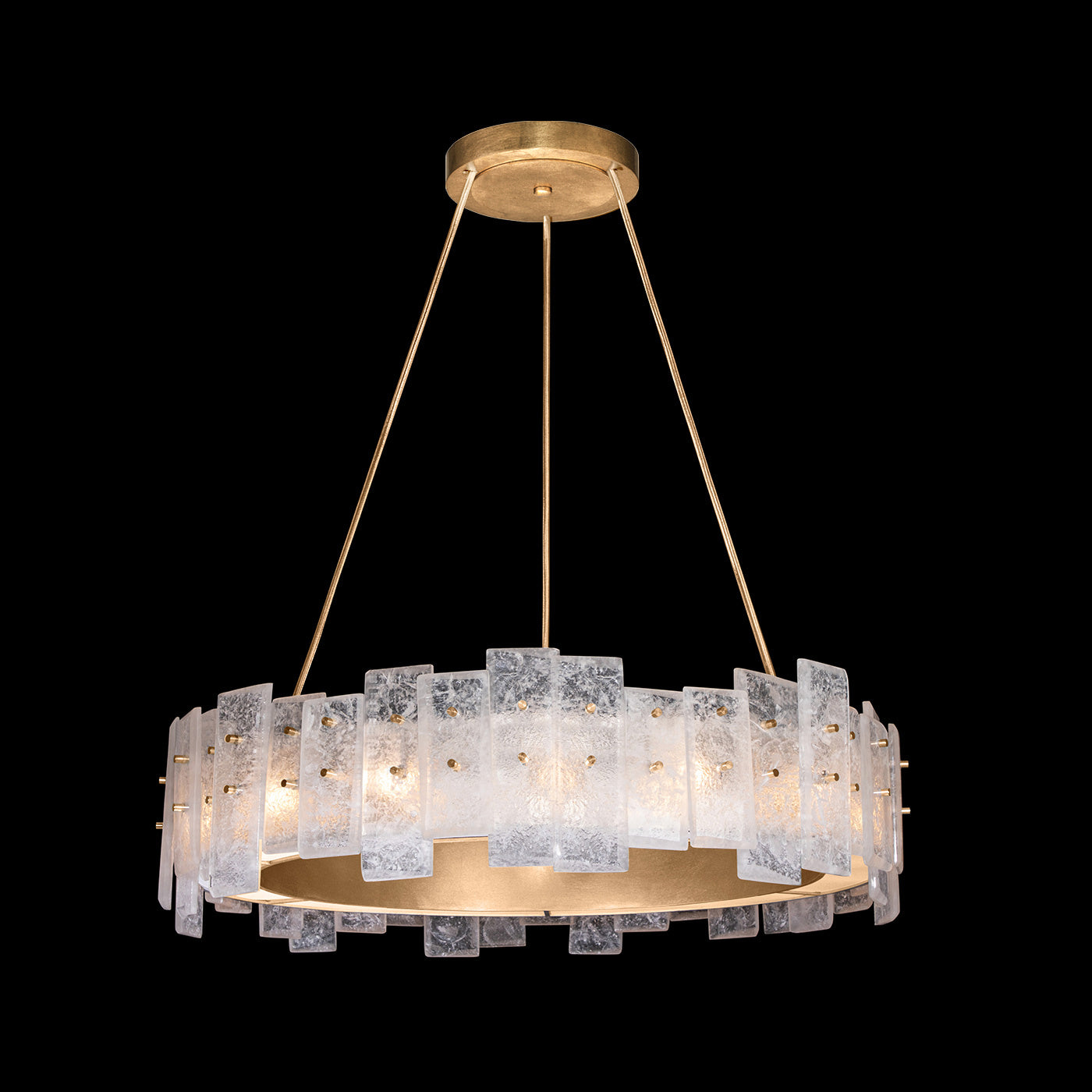 Fine Art Handcrafted Lighting - 910340-2ST - 15 Light Pendant - Lunea - Gold