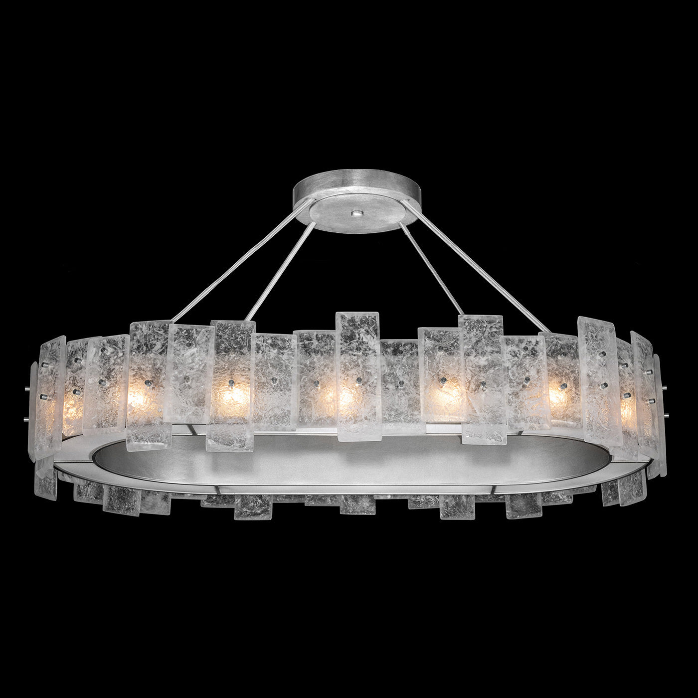 Fine Art Handcrafted Lighting - 910540-1ST - 16 Light Pendant - Lunea - Silver