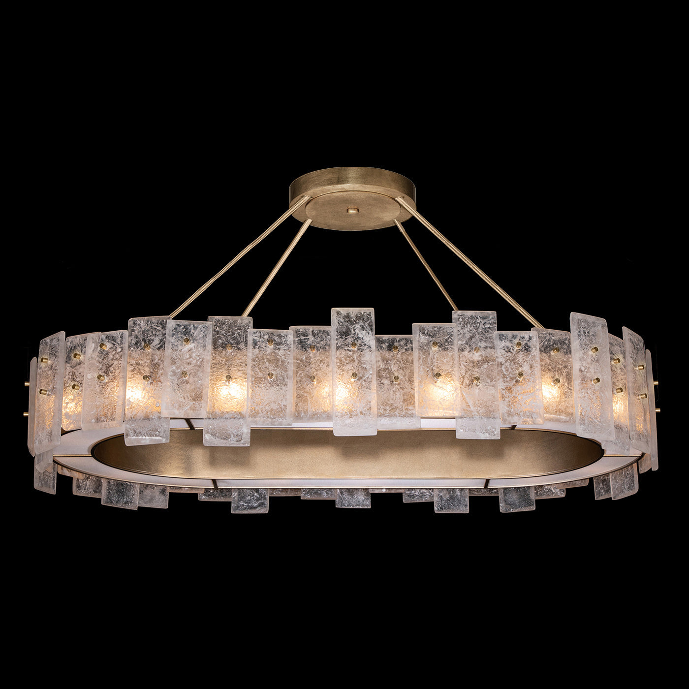 Fine Art Handcrafted Lighting - 910540-2ST - 16 Light Pendant - Lunea - Gold