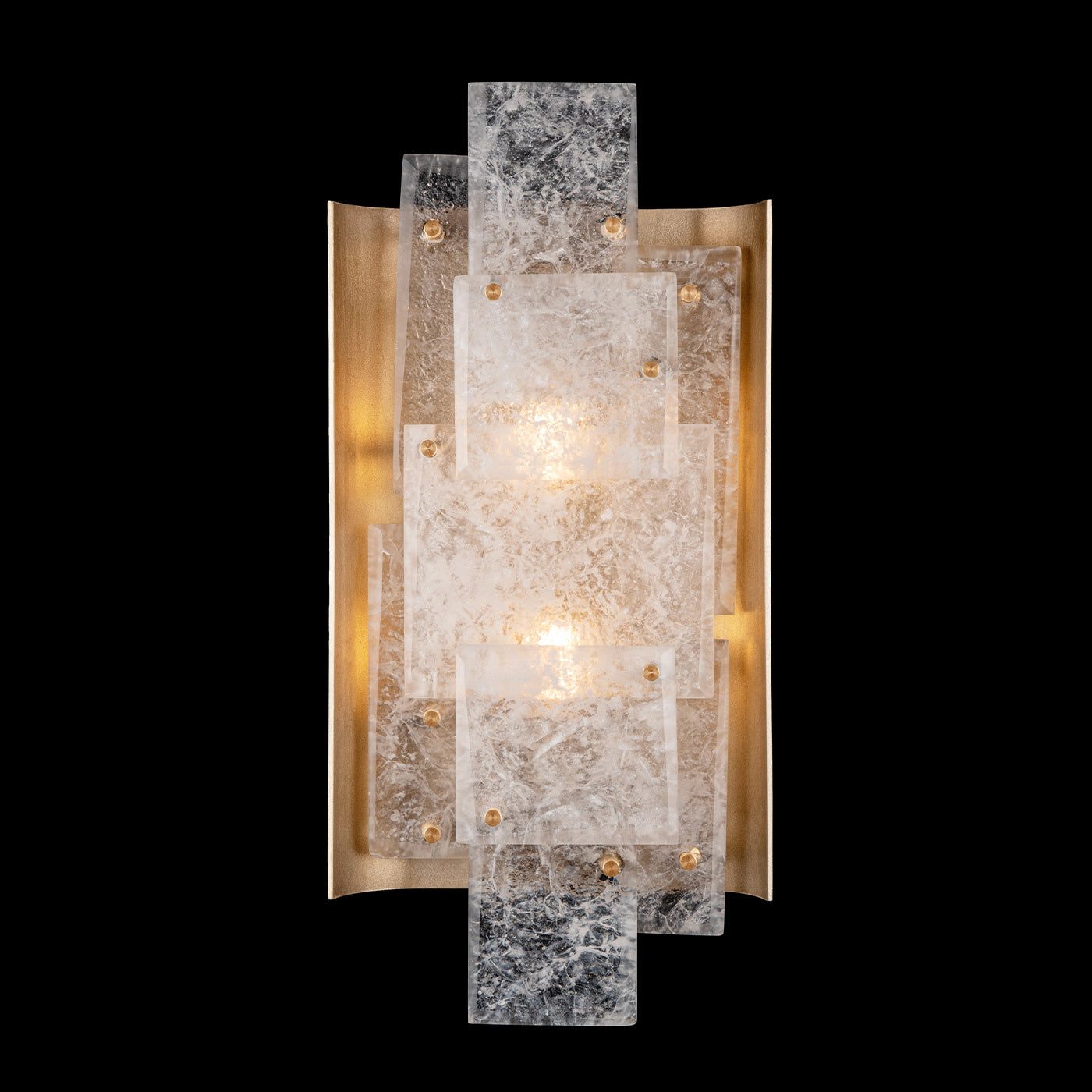 Fine Art Handcrafted Lighting - 910850-2ST - Two Light Wall Sconce - Lunea - Gold