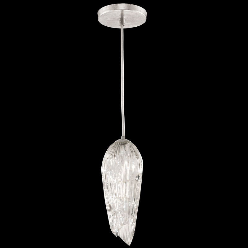 Fine Art Handcrafted Lighting - 911340-1ST - One Light Drop Light - Las Olas - Silver
