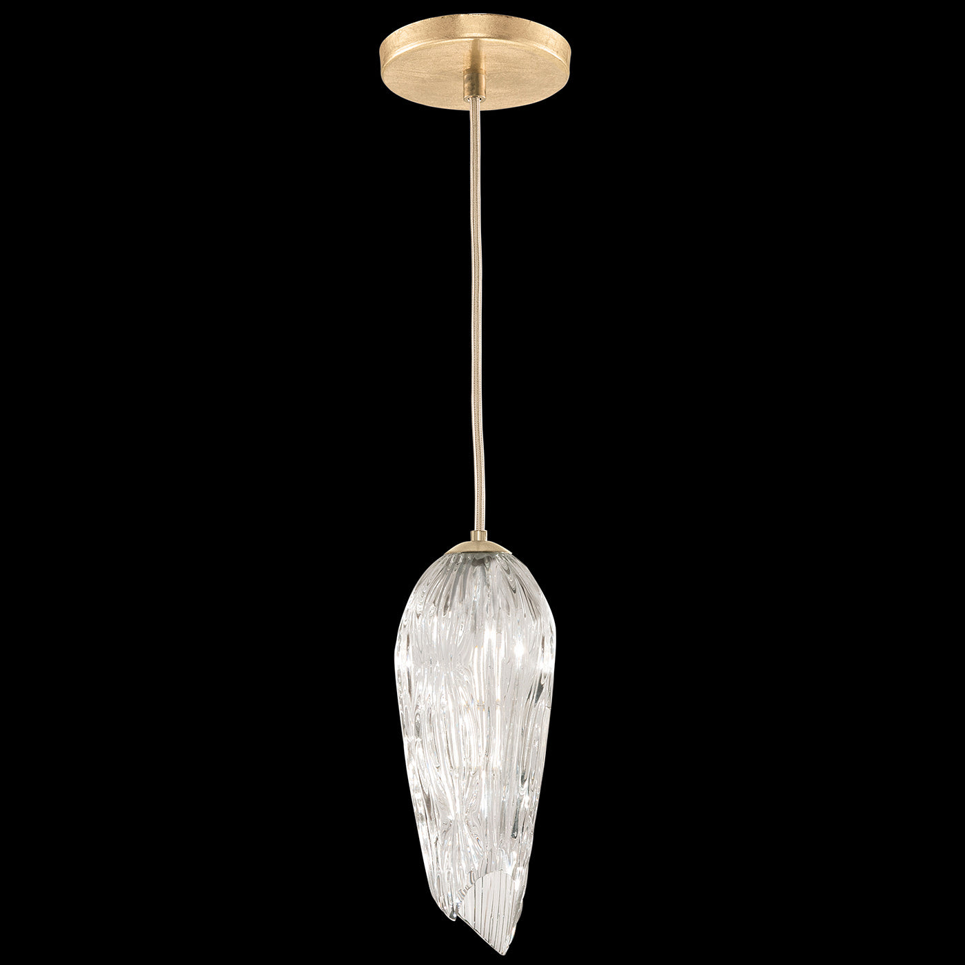 Fine Art Handcrafted Lighting - 911340-2ST - One Light Drop Light - Las Olas - Gold