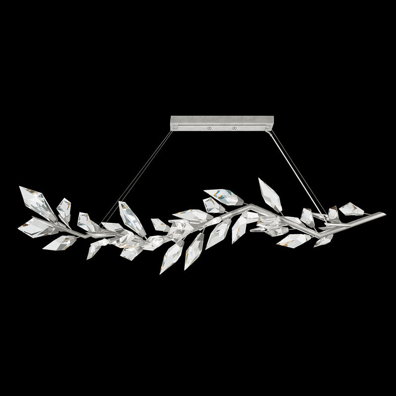 Fine Art Handcrafted Lighting - 914640-1ST - Eight Light Pendant - Foret - Silver