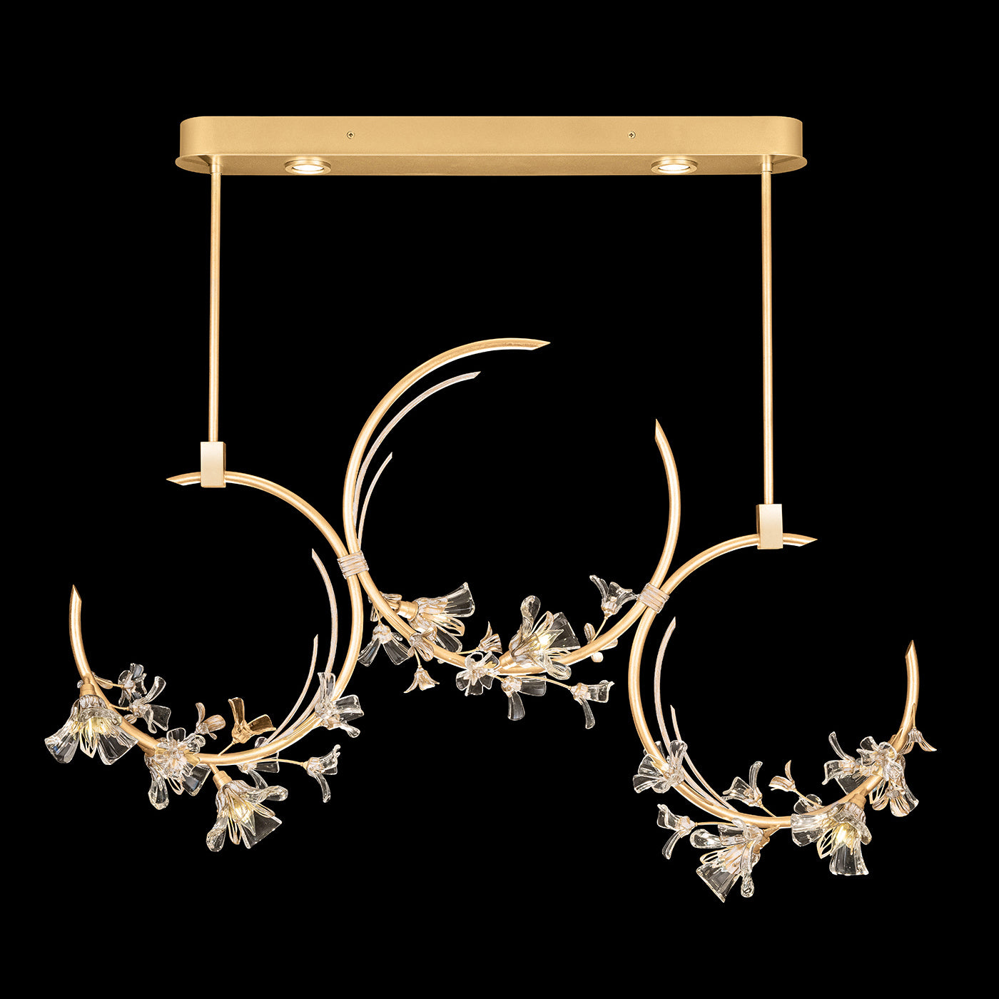 Fine Art Handcrafted Lighting - 915340-2ST - LED Pendant - Azu - Gold