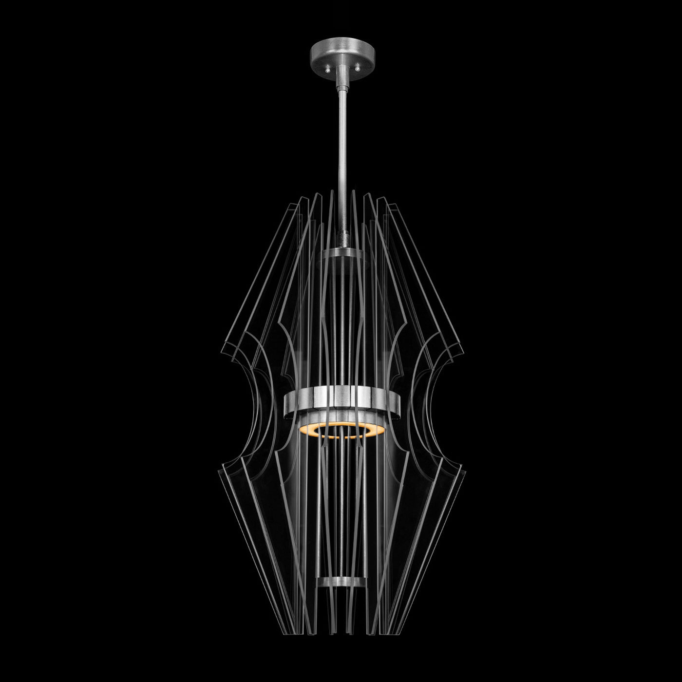 Fine Art Handcrafted Lighting - 917340-1ST - LED Pendant - Newton - Silver
