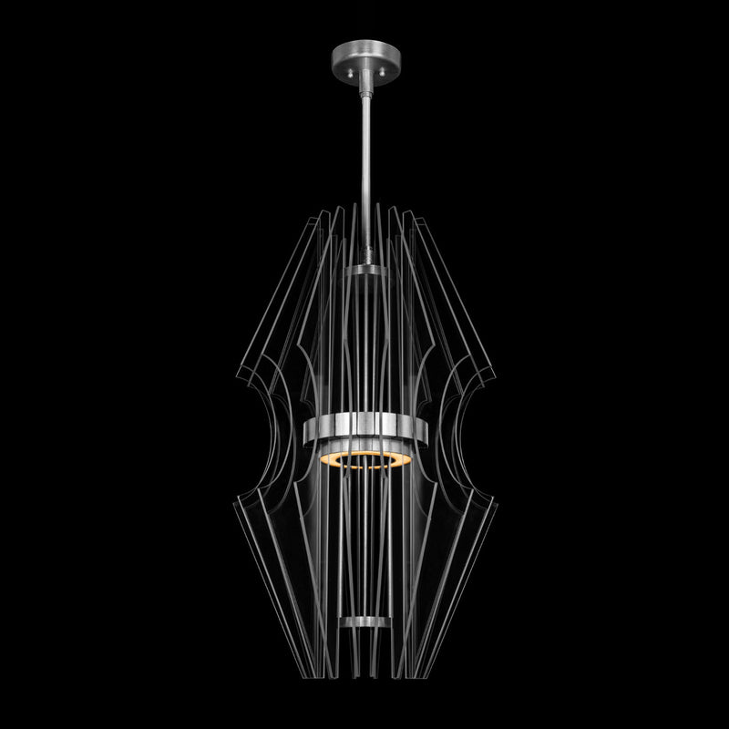 Fine Art Handcrafted Lighting - 917340-1ST - LED Pendant - Newton - Silver