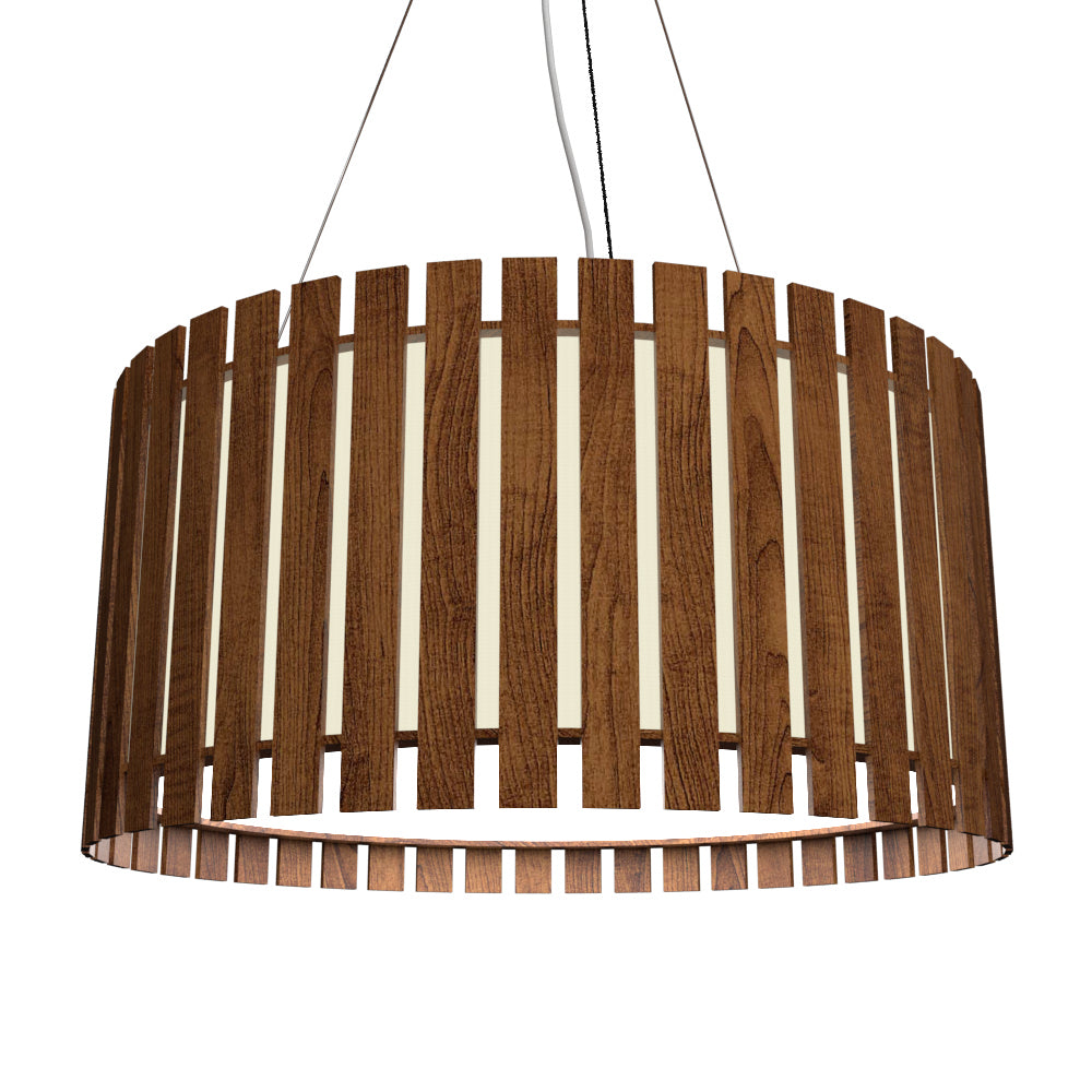 Accord Lighting - 1092.06 - One Light Pendant - Slatted - Imbuia