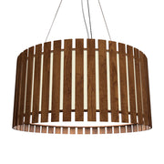 Accord Lighting - 1092.06 - One Light Pendant - Slatted - Imbuia