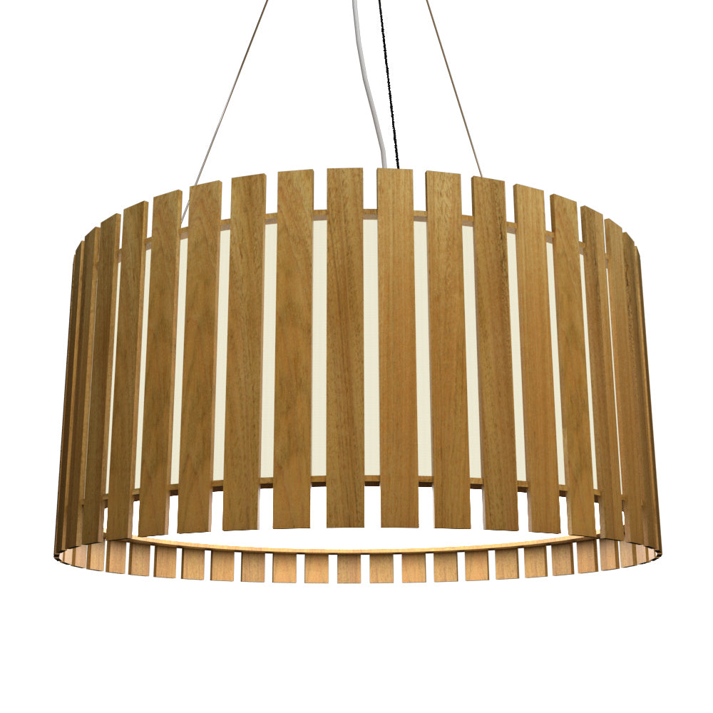 Accord Lighting - 1092.09 - One Light Pendant - Slatted - Louro Freijo