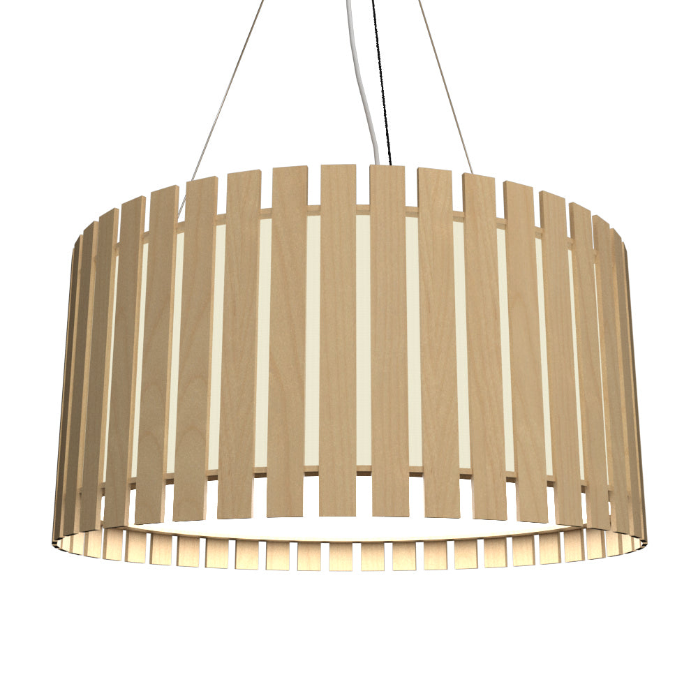 Accord Lighting - 1092.34 - One Light Pendant - Slatted - Maple
