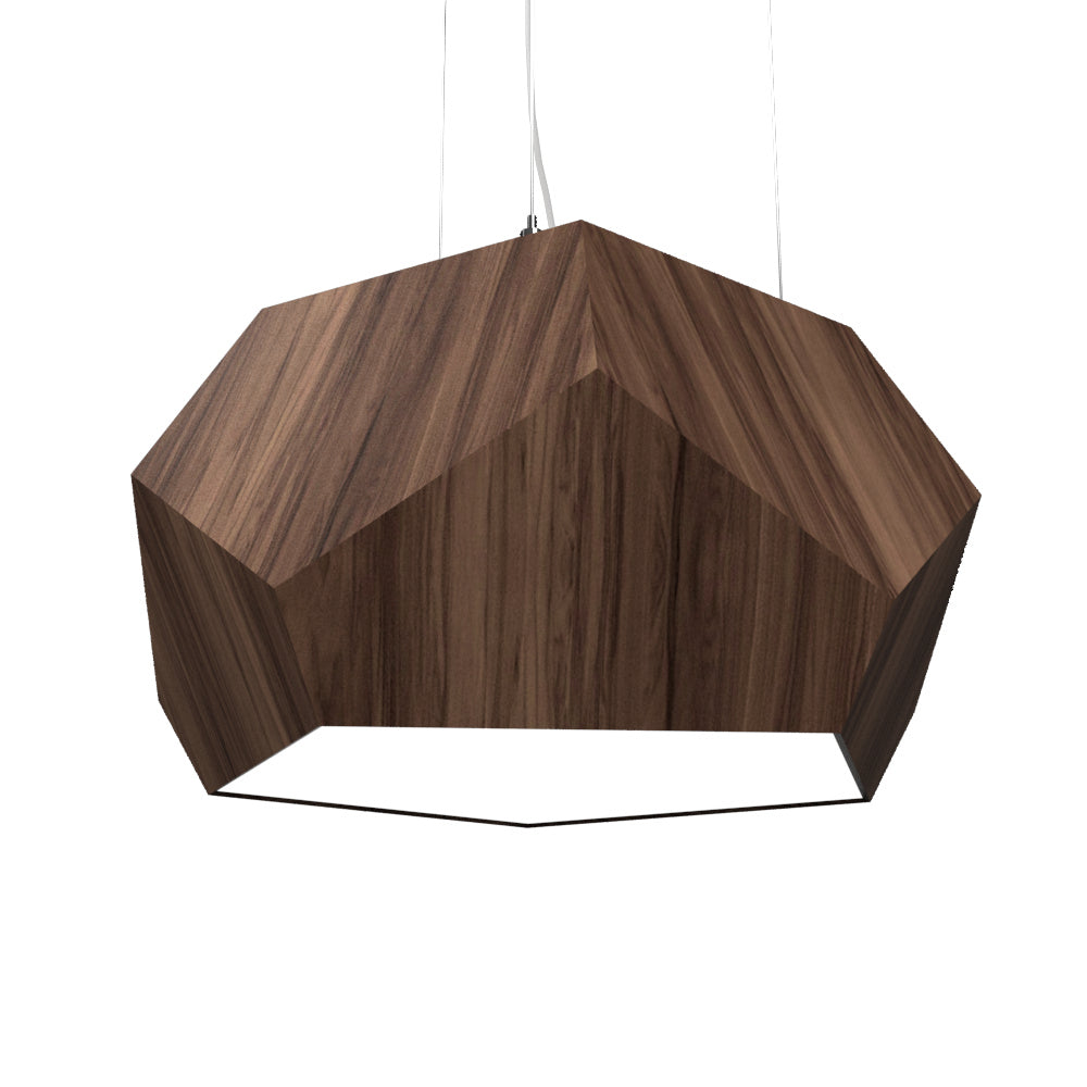 Accord Lighting - 1226.18 - Two Light Pendant - Facet - American Walnut