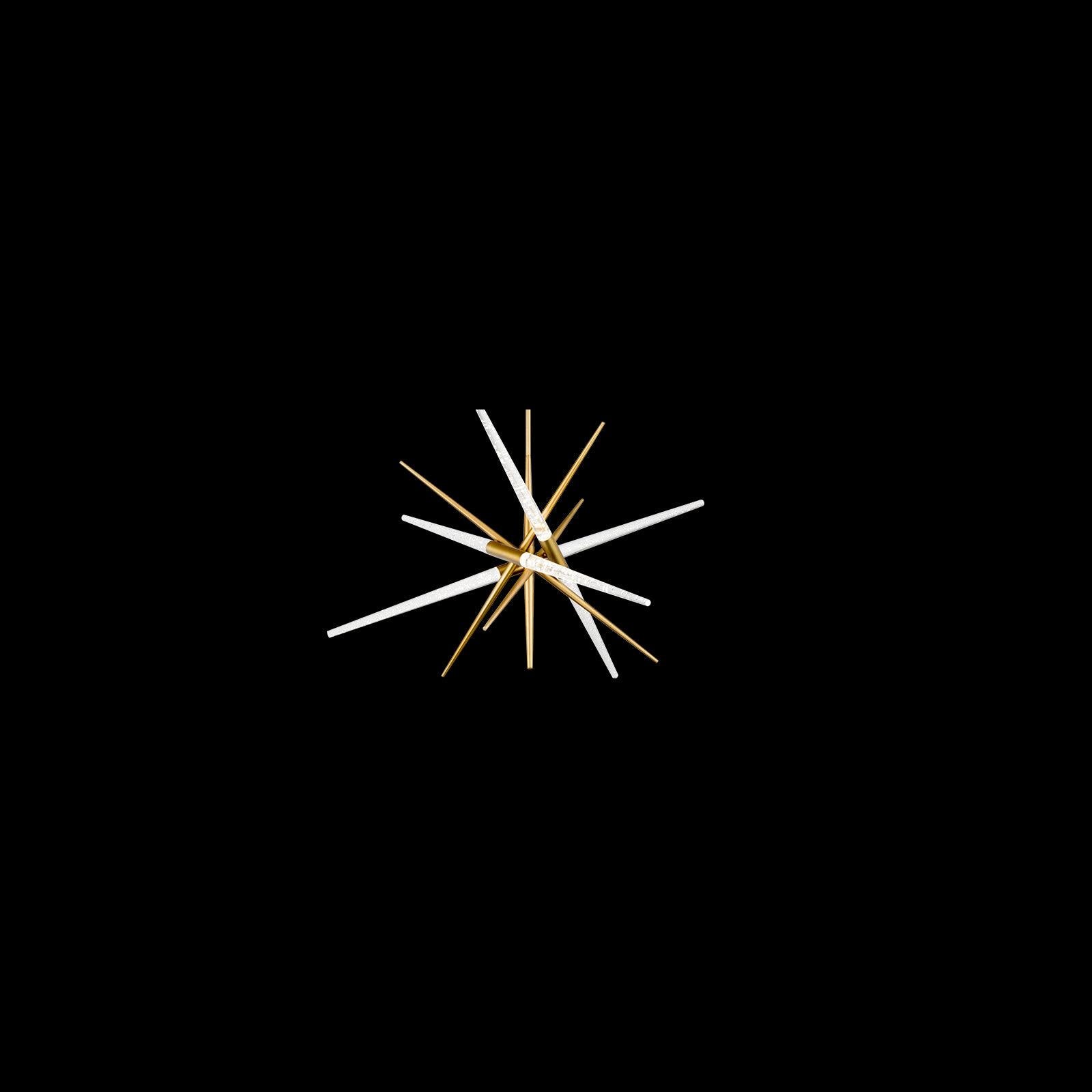Modern Forms - PD-92927-AB - LED Chandelier - Stormy - Aged Brass