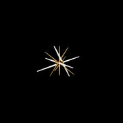 Modern Forms - PD-92927-AB - LED Chandelier - Stormy - Aged Brass