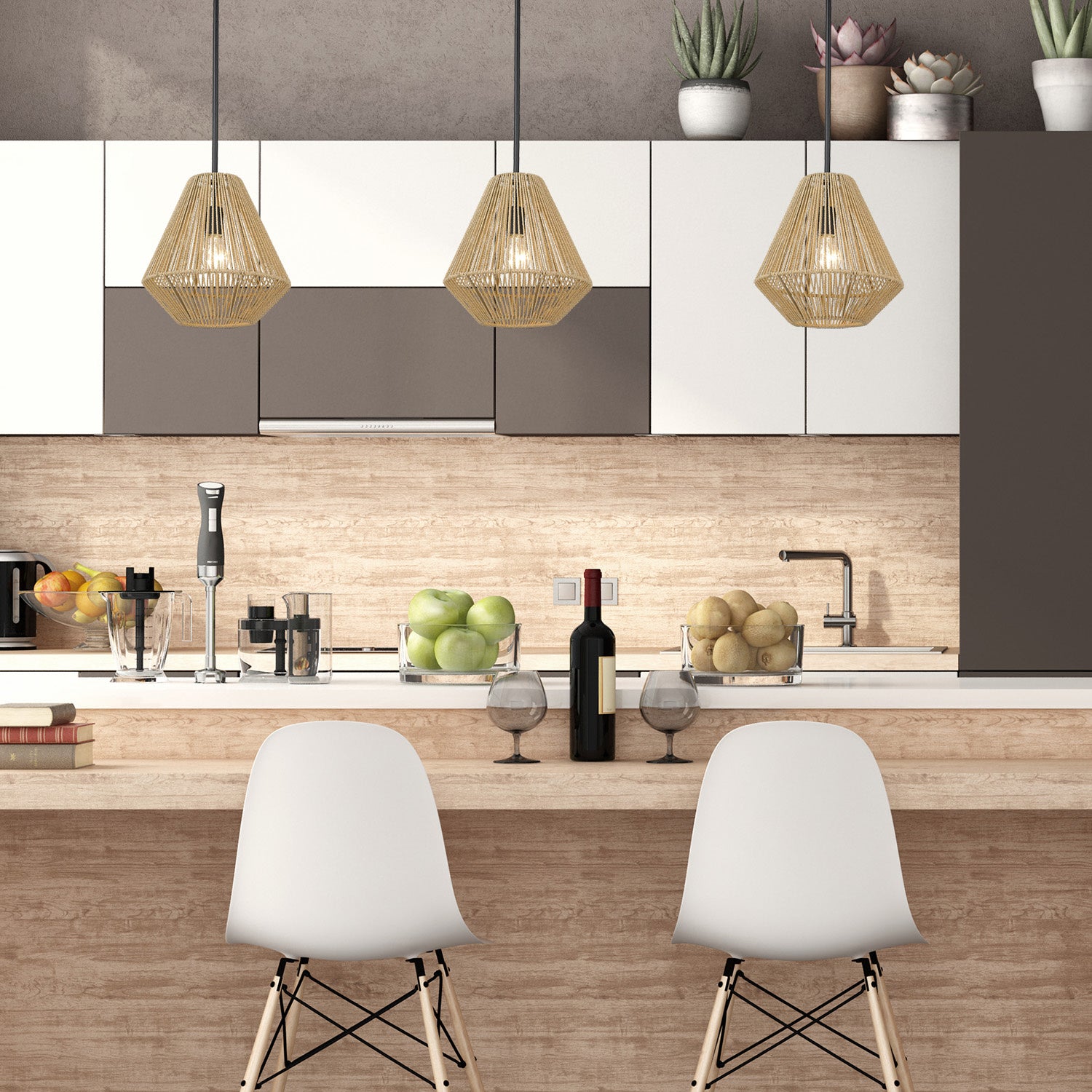 Golden - 6937-M BLK-NR - One Light Pendant - Valentina - Matte Black