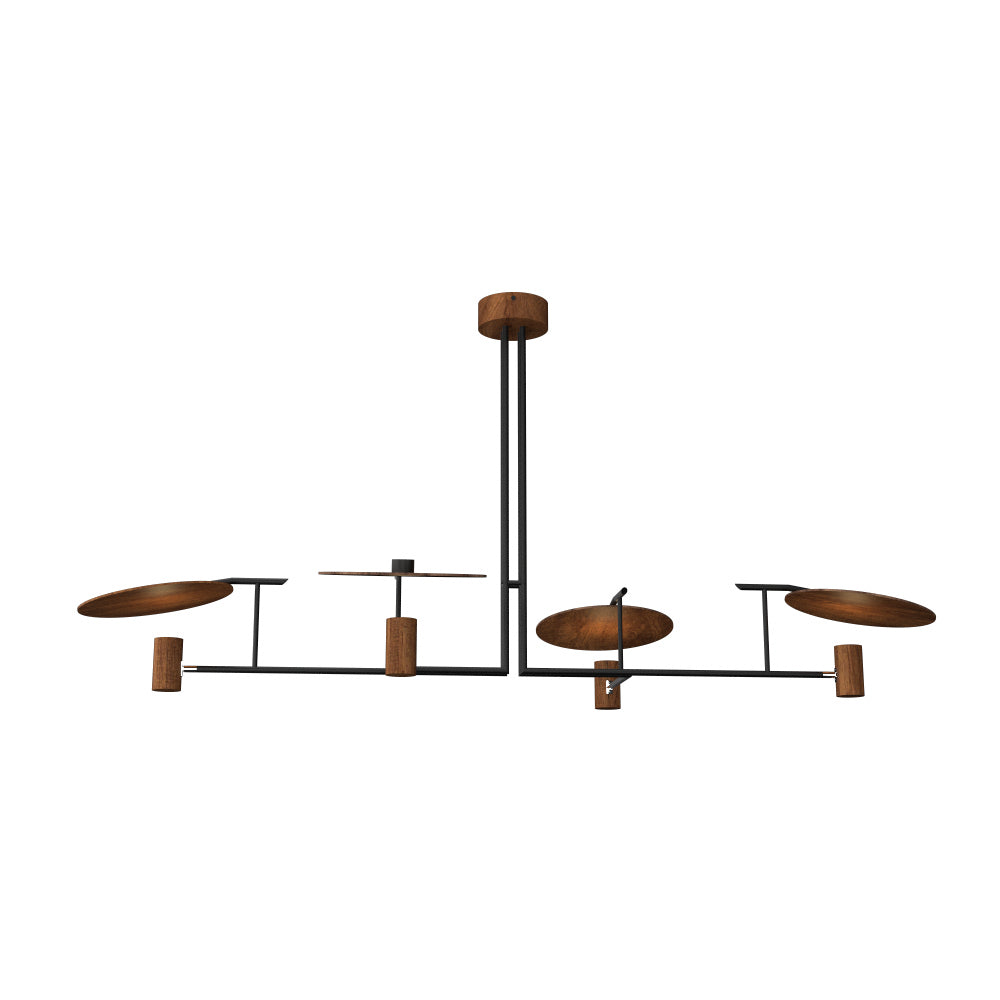 Accord Lighting - 1420.06 - Two Light Pendant - Dot - Imbuia