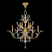 Fine Art - 701340-SF3 - Ten Light Chandelier - Beveled Arcs - Gold