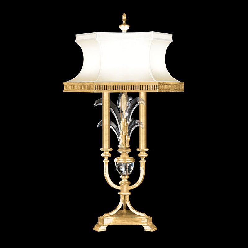 Fine Art Handcrafted Lighting - 738210-SF3 - Three Light Table Lamp - Beveled Arcs - Gold