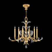 Fine Art - 739140-SF3 - Six Light Chandelier - Beveled Arcs - Gold