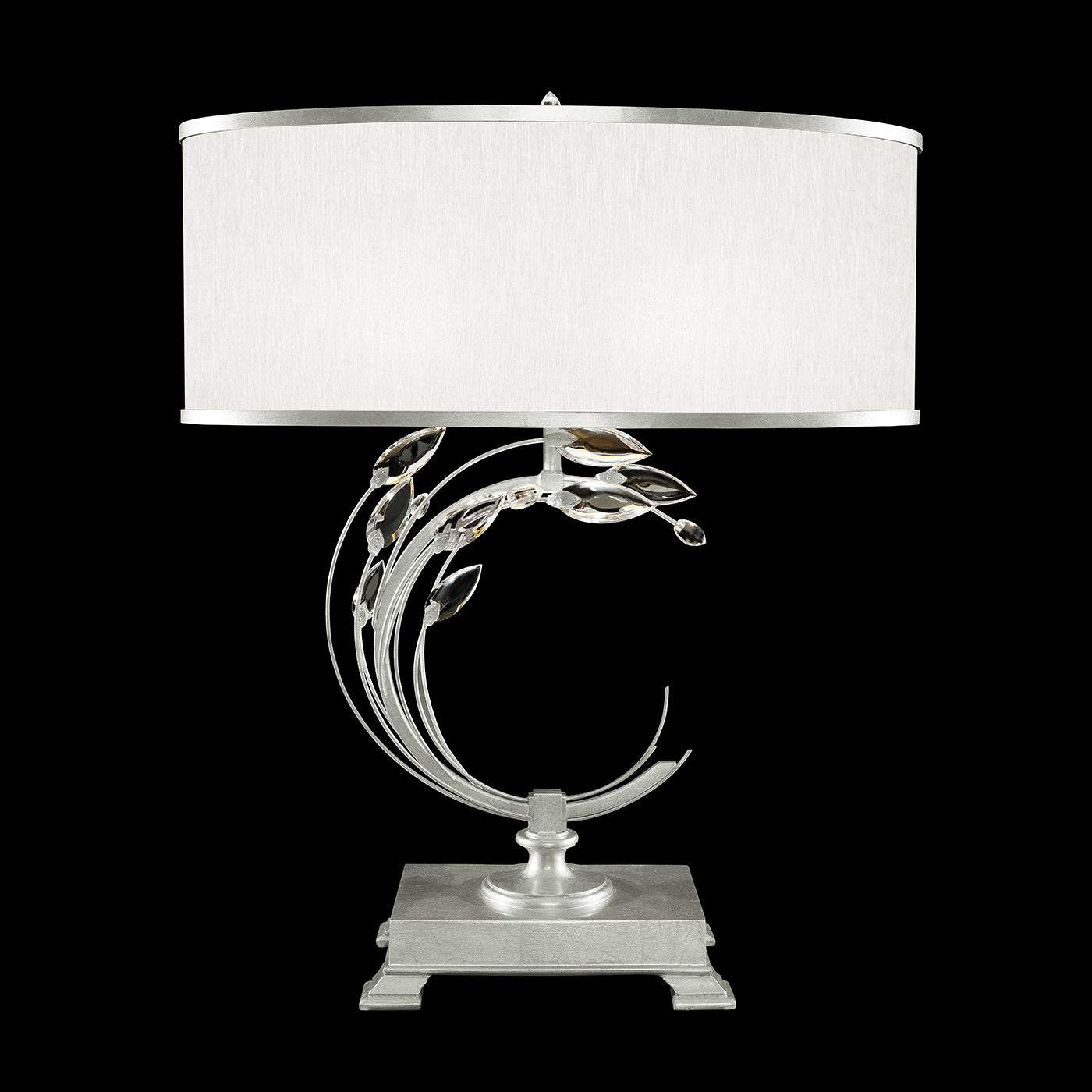 Fine Art - 758610-SF41 - One Light Table Lamp - Crystal Laurel - Silver