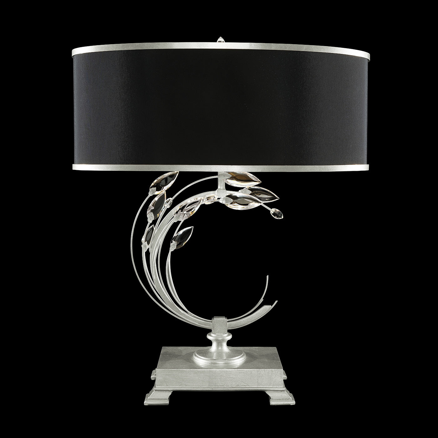 Fine Art - 758610-SF42 - One Light Table Lamp - Crystal Laurel - Silver