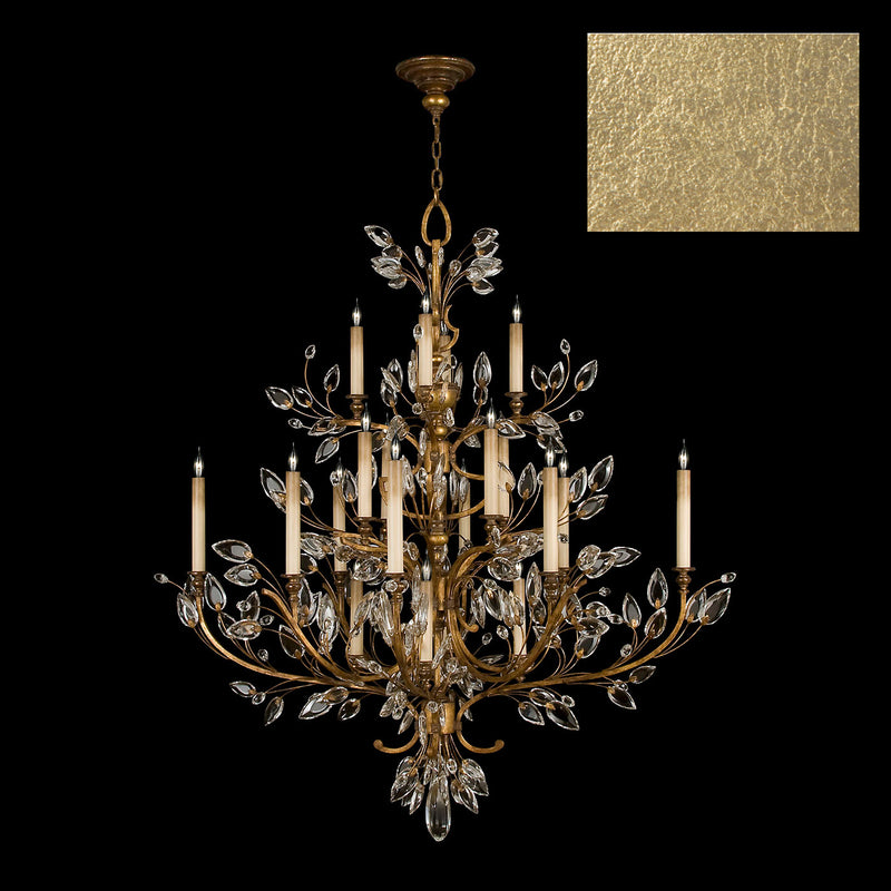 Fine Art Handcrafted Lighting - 759440-SF3 - 16 Light Chandelier - Crystal Laurel - Gold