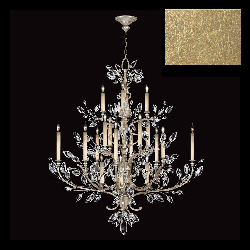 Fine Art Handcrafted Lighting - 771140-SF3 - 20 Light Chandelier - Crystal Laurel - Gold