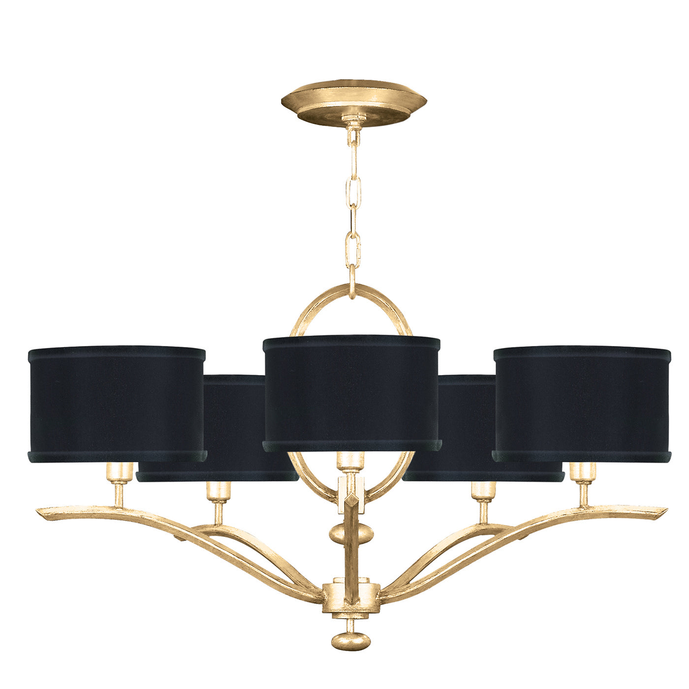 Fine Art - 785440-SF34 - Five Light Chandelier - Allegretto - Gold