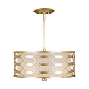 Fine Art Handcrafted Lighting - 787540-SF33 - Three Light Pendant - Allegretto - Gold