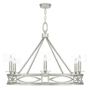 Fine Art Handcrafted Lighting - 887640-SF4 - Six Light Chandelier - Cienfuegos - Silver