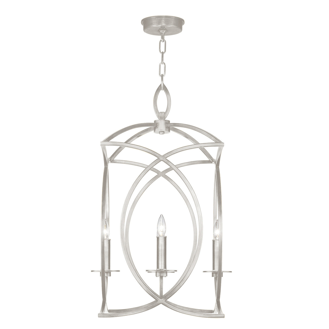 Fine Art - 887740-SF4 - Four Light Chandelier - Cienfuegos - Silver