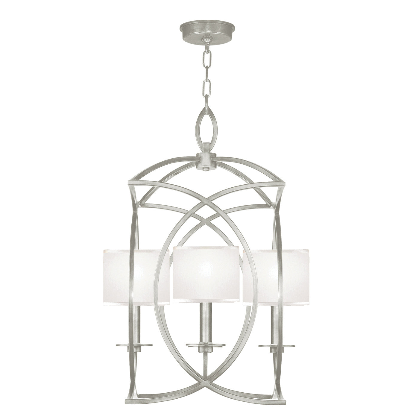 Fine Art - 887740-SF41 - Four Light Chandelier - Cienfuegos - Silver